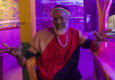 Costa rica cahuita colourful character in bar