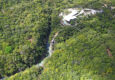 Costa rica rio perdido aerial shot hotel
