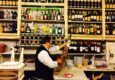 Spain andalucia seville tapas ham carving in rinconcillo