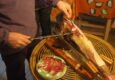 Spain andalucia alajar carving jamon iberico