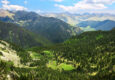 Spain pyrenees amazing view of valley in national park aiguestortes in spain