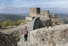 Portugal alentejo marvao castle hiker