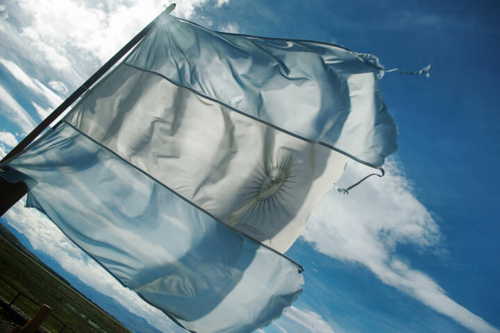 Argentina el calafate argentina flag chris bladon