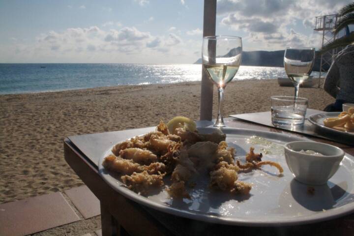 Spain andalucia cabo de gata agua amarga lunch