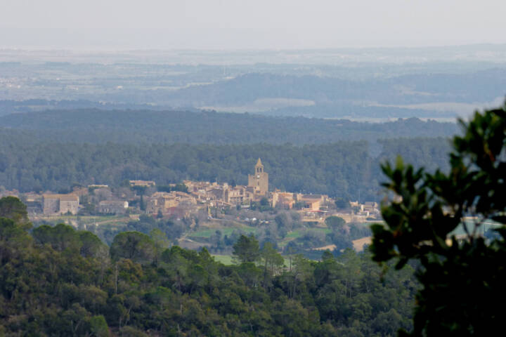 Spain catalonia girona empurda arriving to madremanya