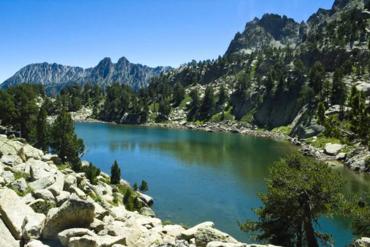 Spain pyrenees aigues tortes high mountain lake jaime lahoz