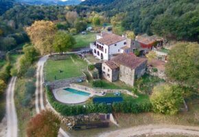 Spain catalonia mas can batlle from above c hotel